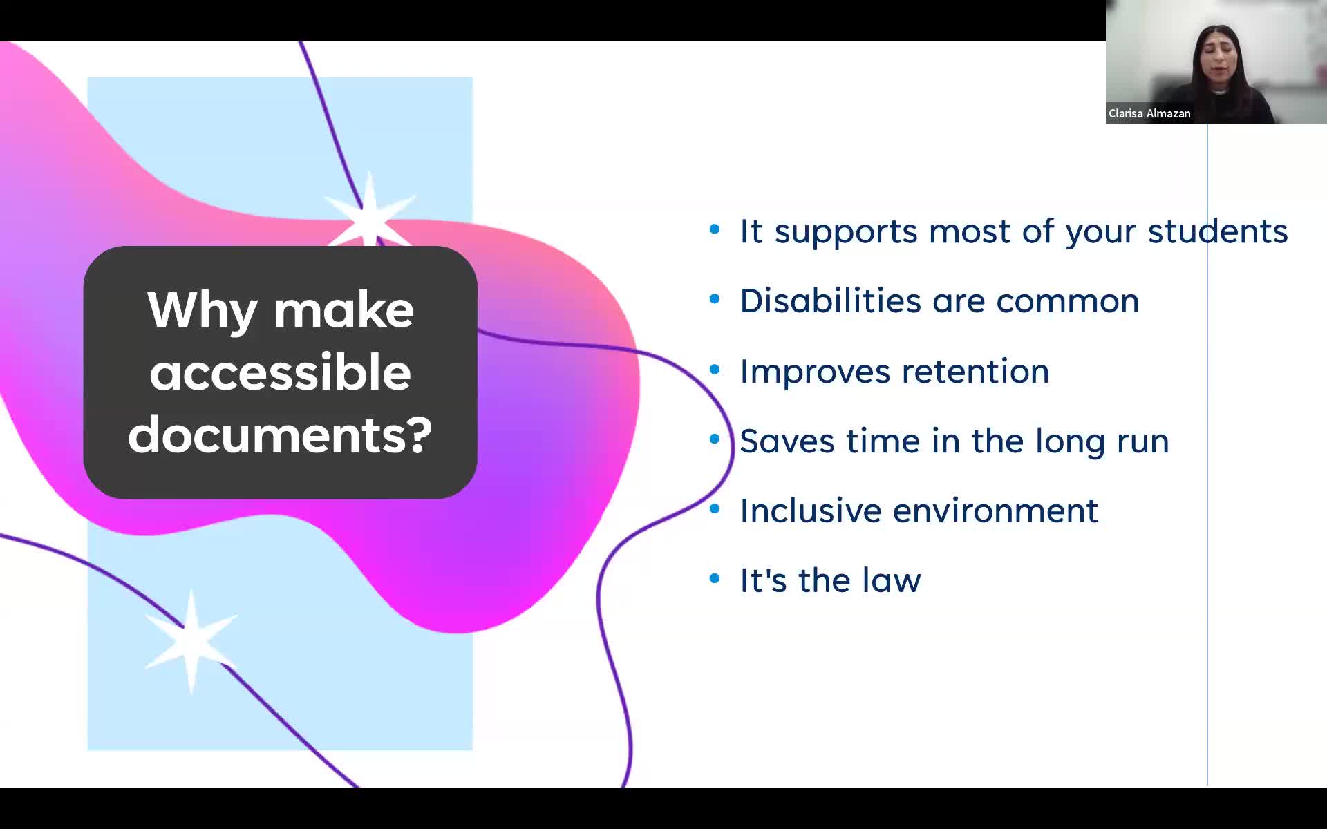Word Accessibility BIDA Spring 2025 | Lumina Media Player